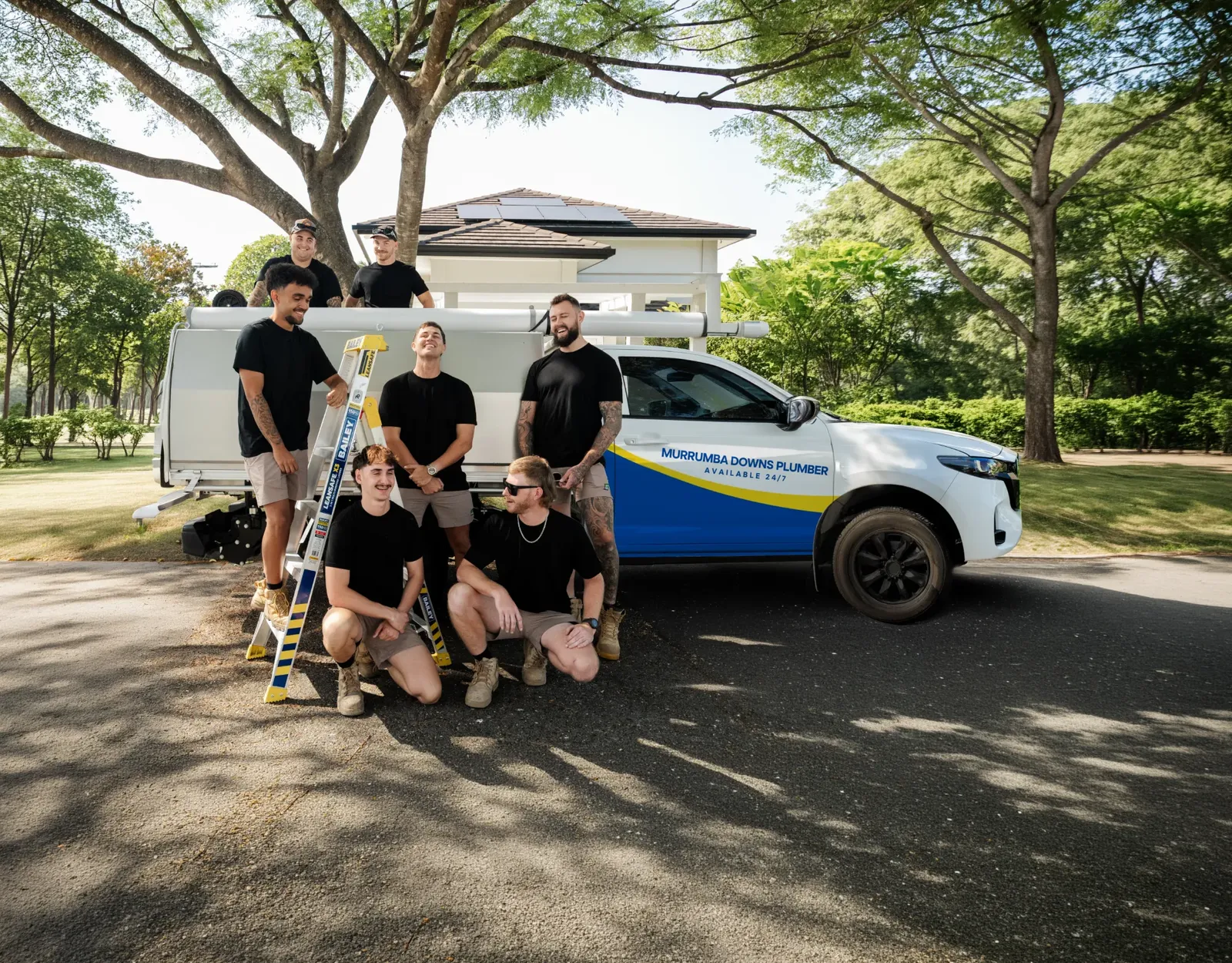 Murrumba Downs Plumber ute and team